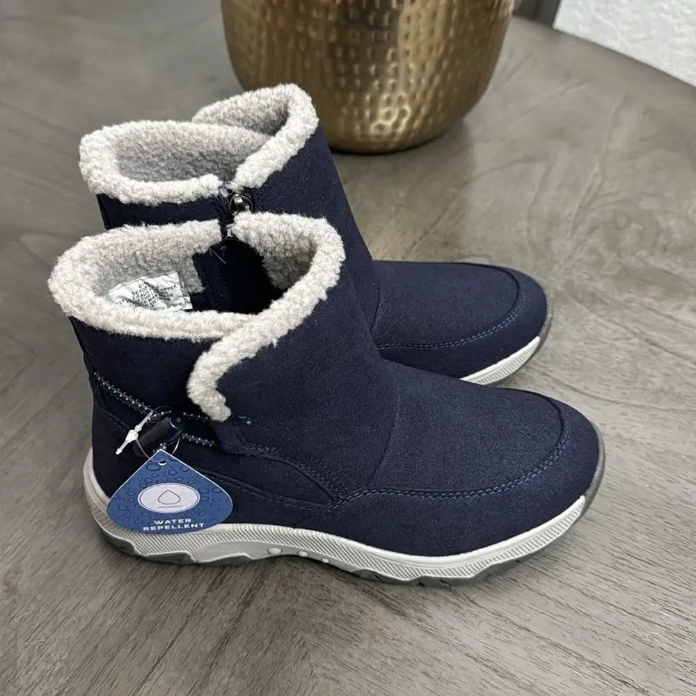 Easy Spirit Womens Erunna Water Resistant Flat Heel Winter Boots